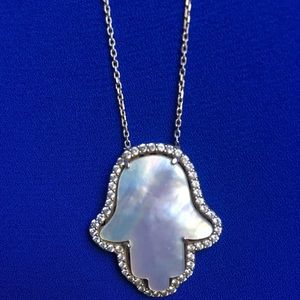 Gorgeous Opal Hamsa Necklace
